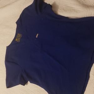 XL Womens Fig Scrub Top